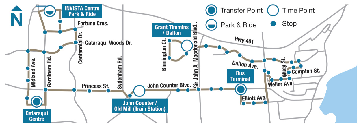 Route 7a Map