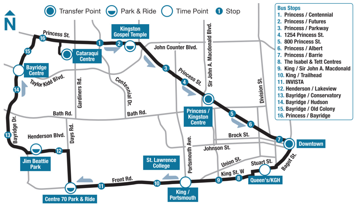 Route 501 Map