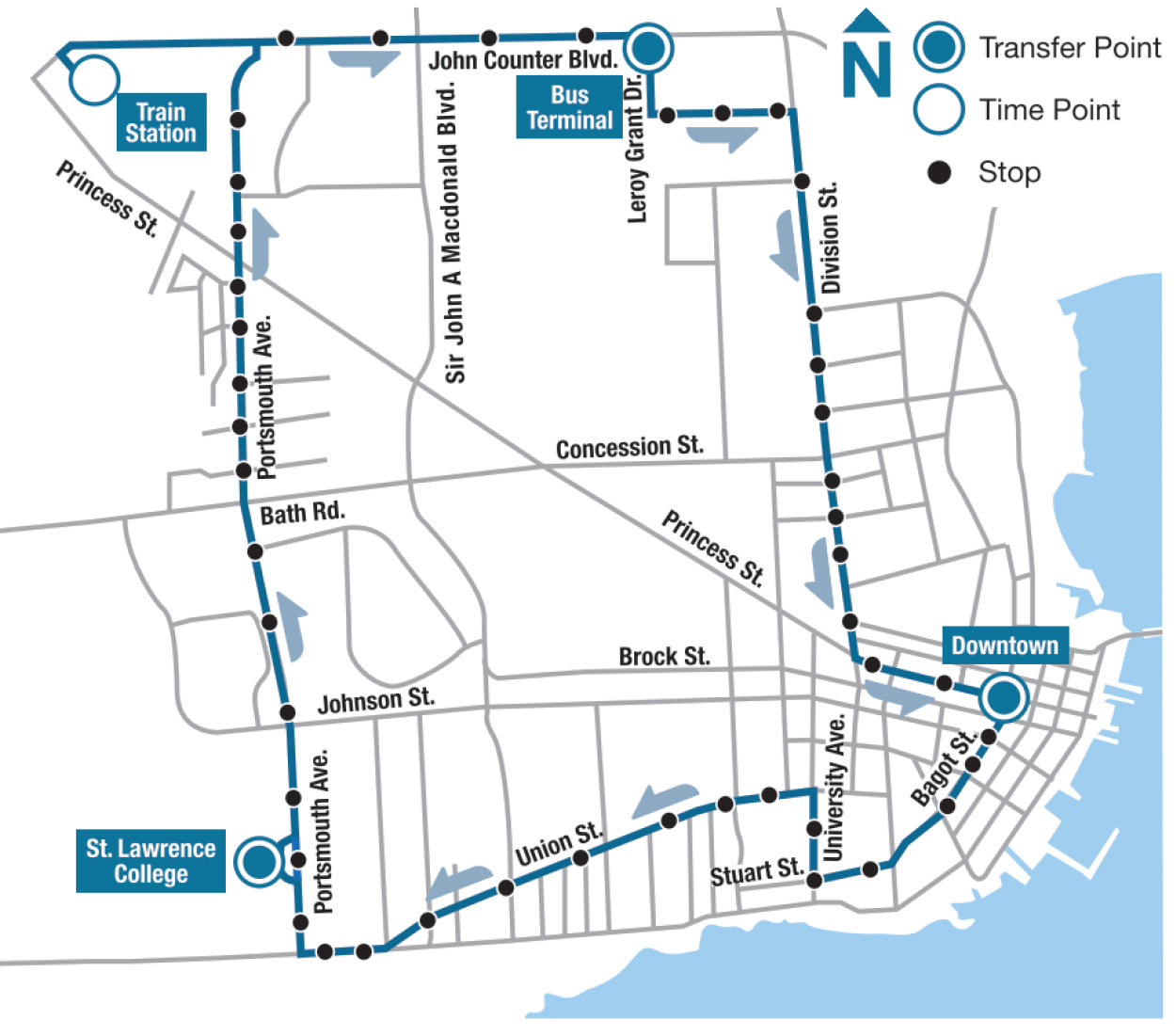 Route 18 Map