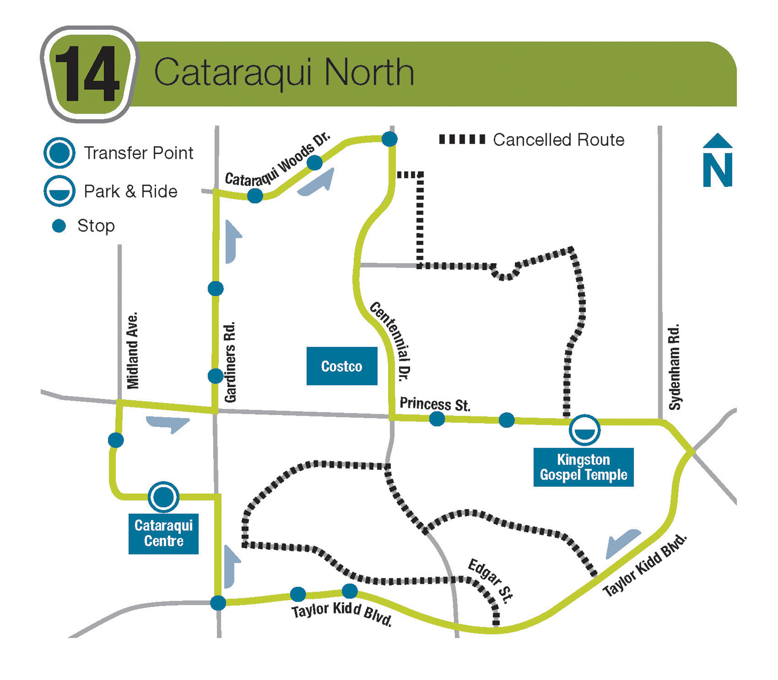 Snow route 14 map