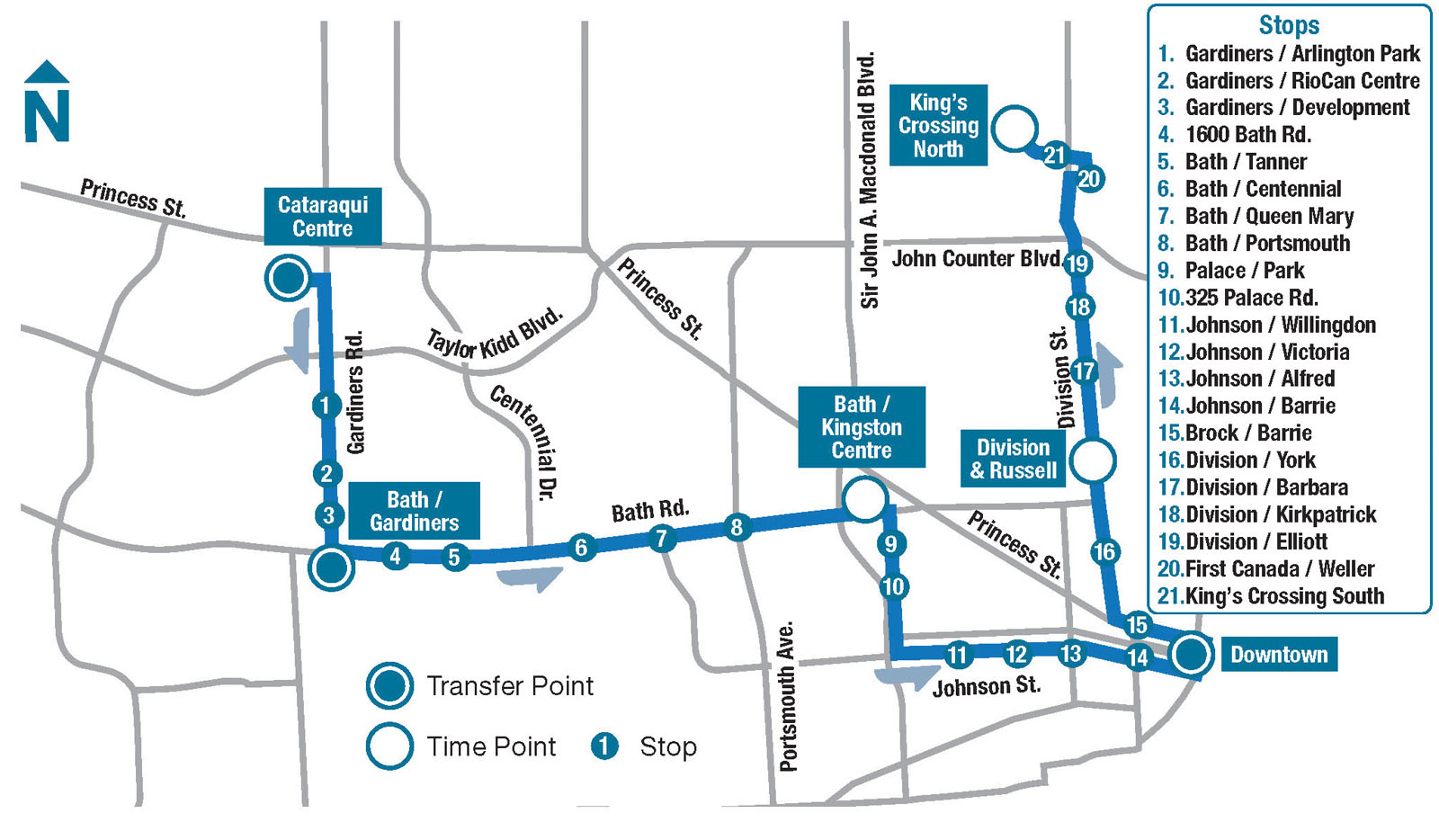 Route 702 map