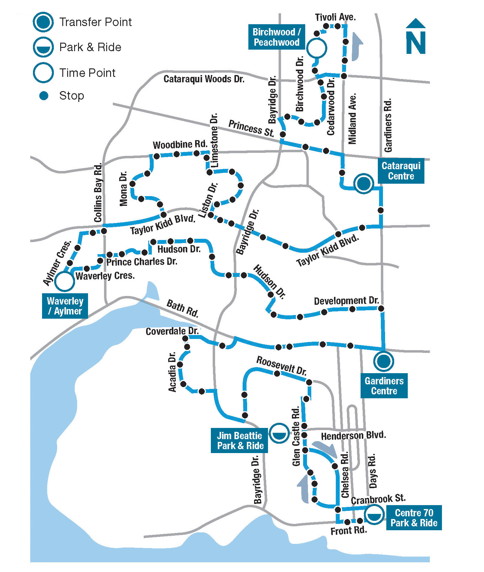 Route 15 Map