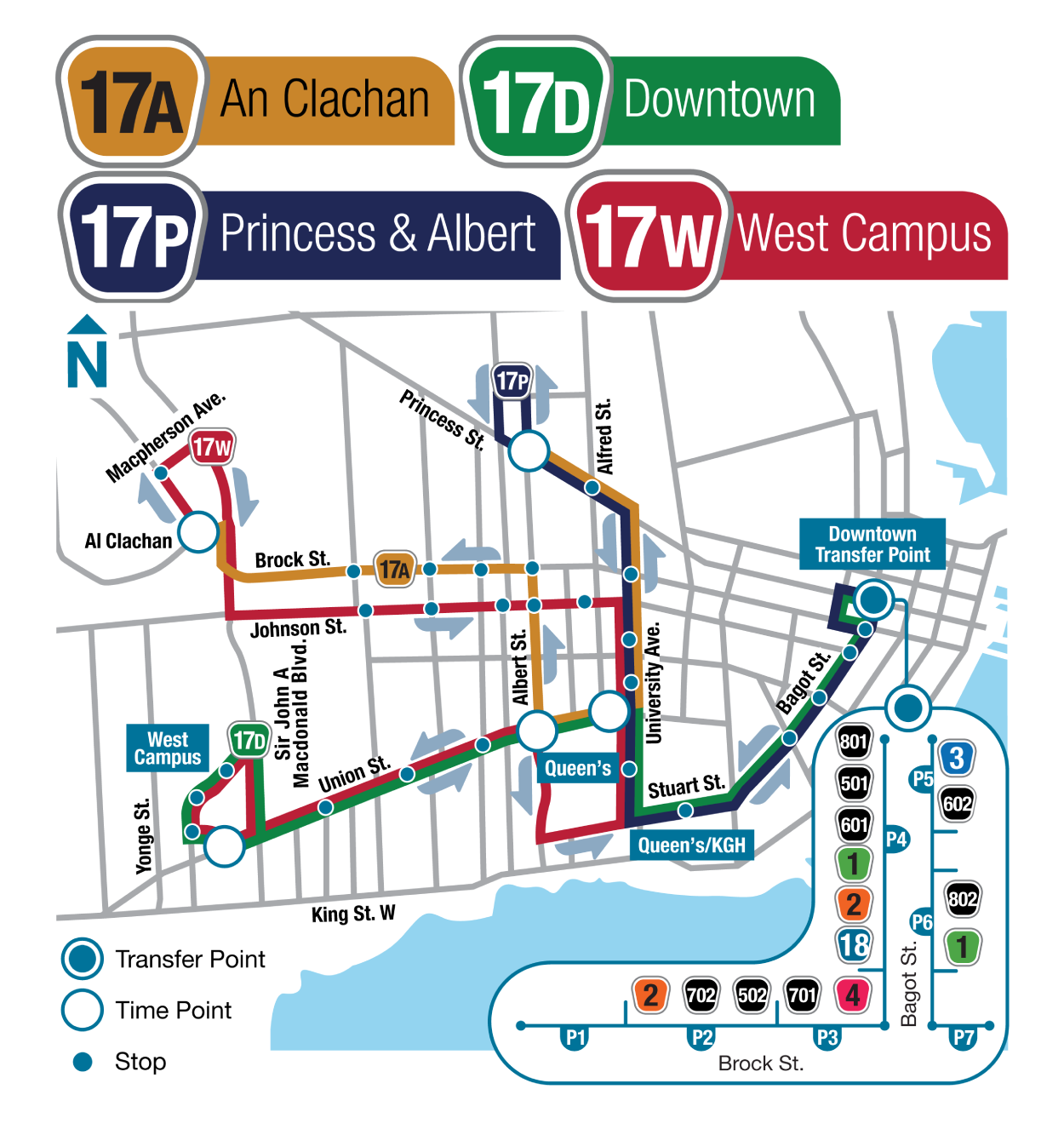 Route 17W Map