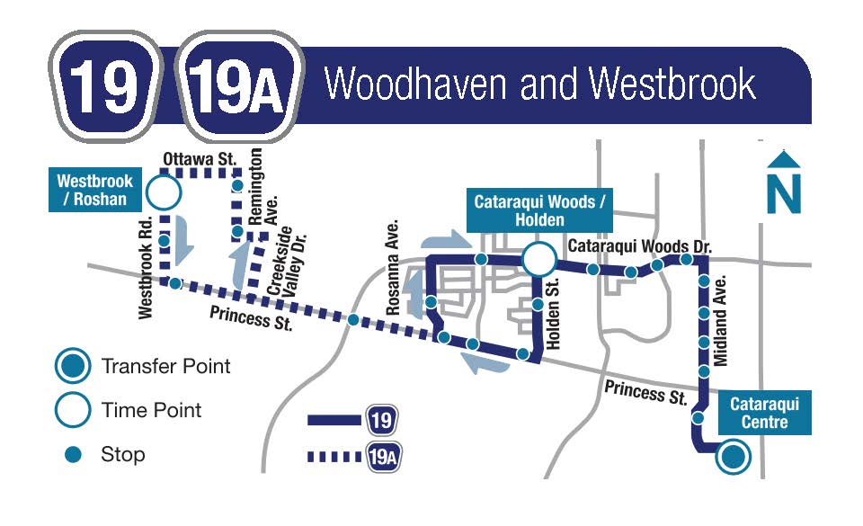 Route 19/19A Map