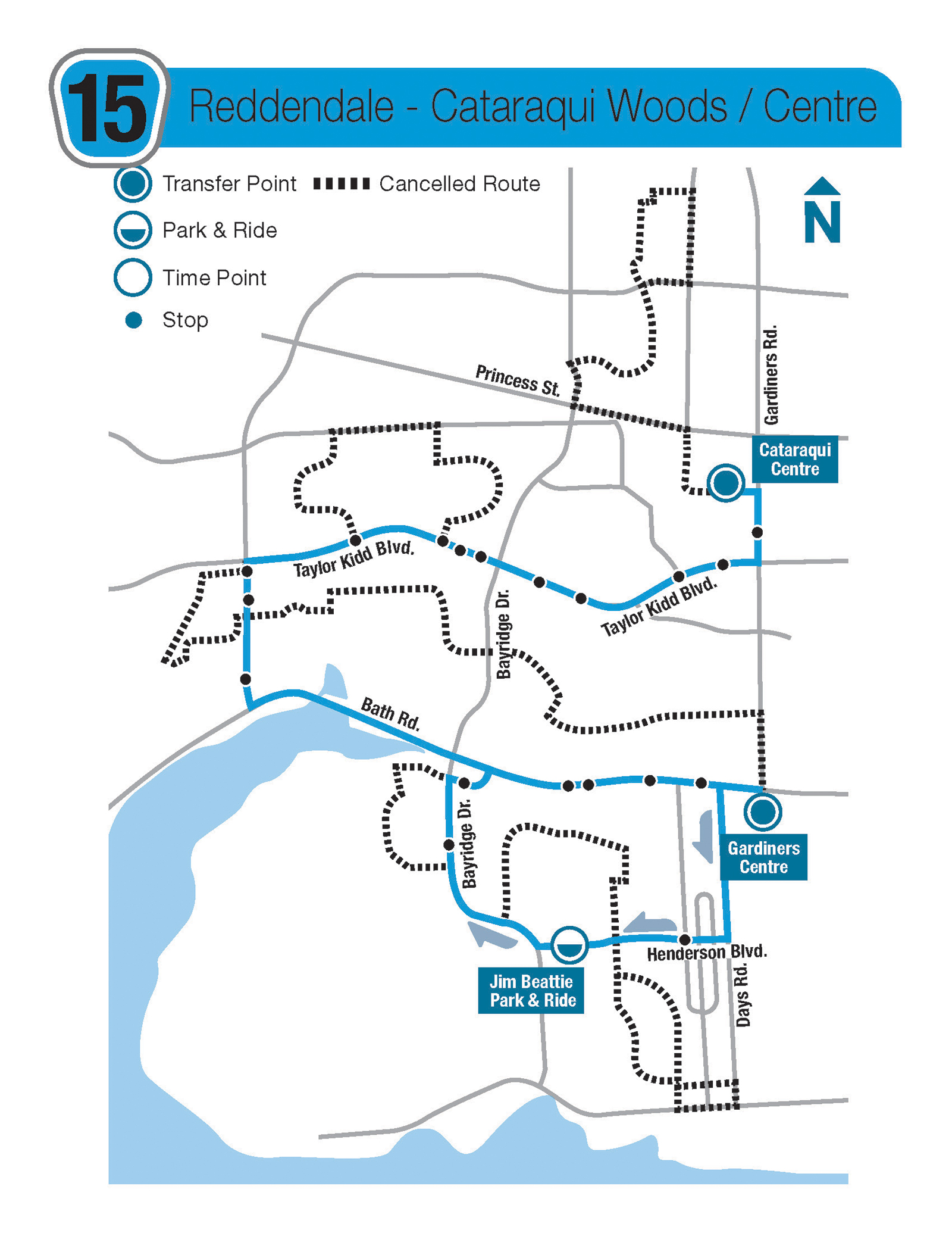 Snow route 15 map