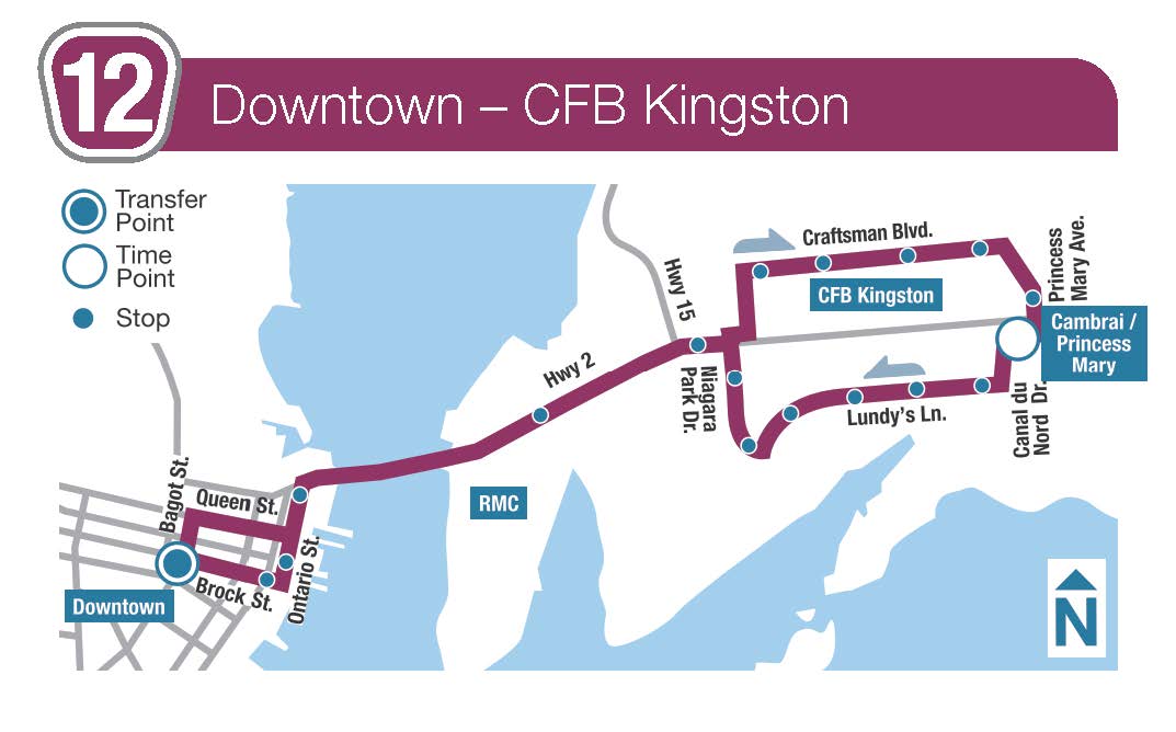 Temporary route 12 map