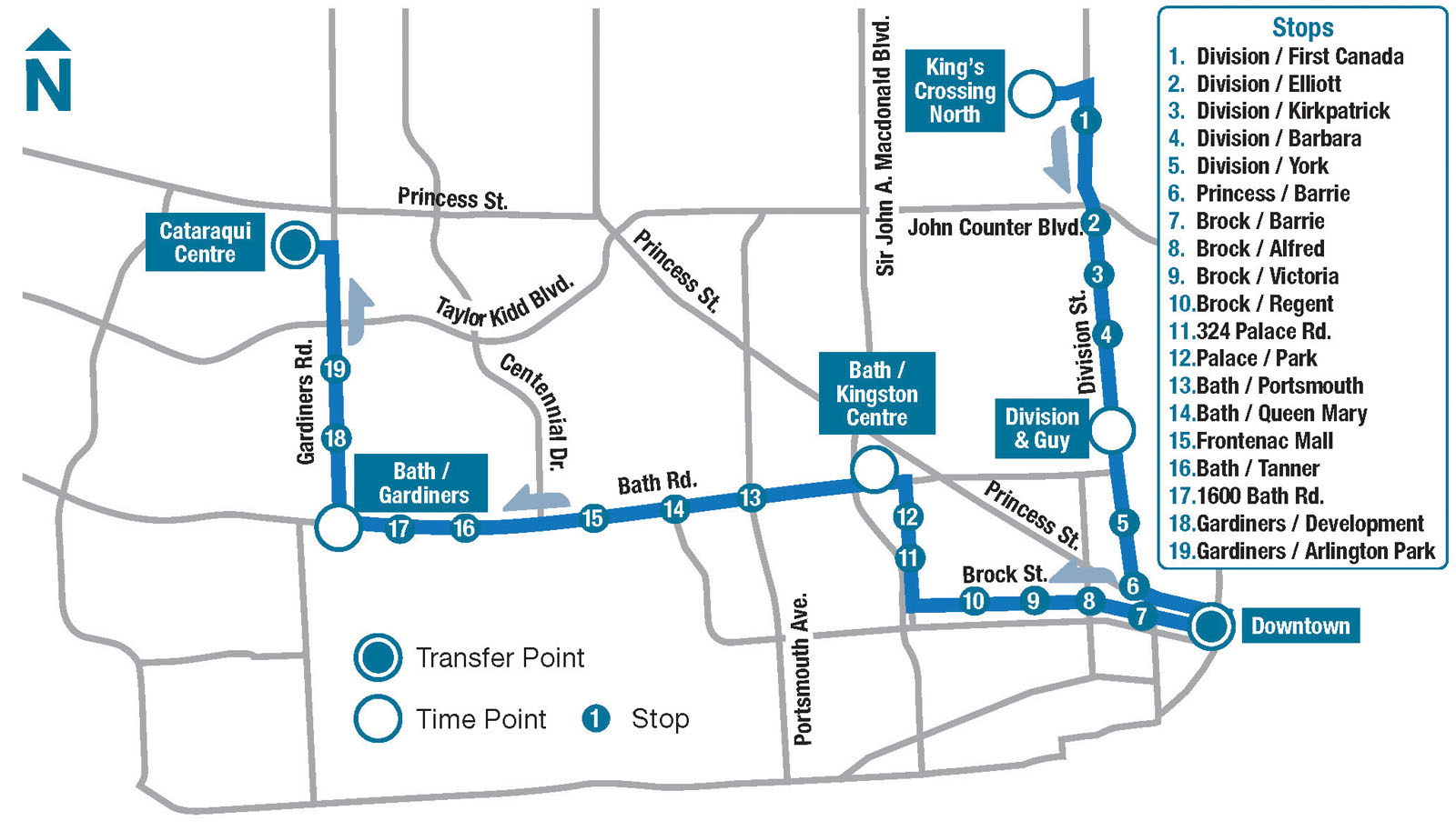 Route 701 map