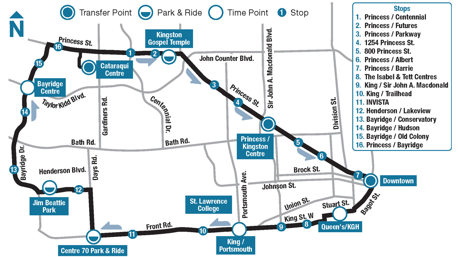 Route 501 Map