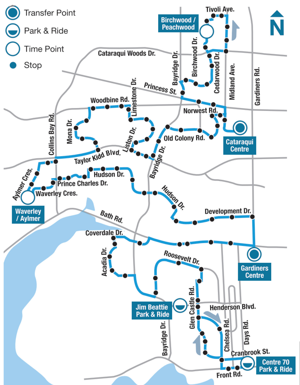 Route 15 Map