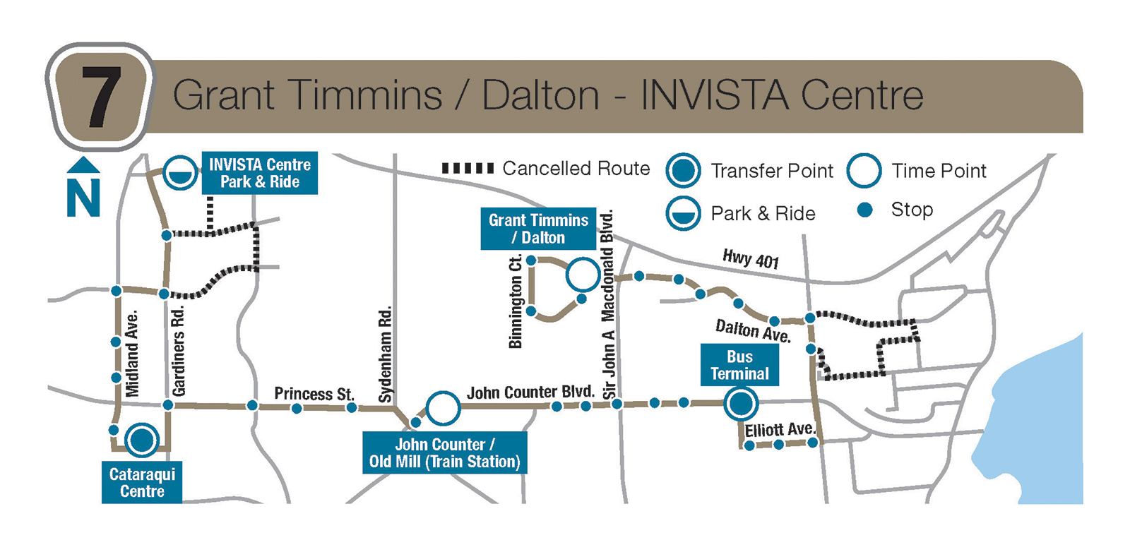 Snow route 7 map